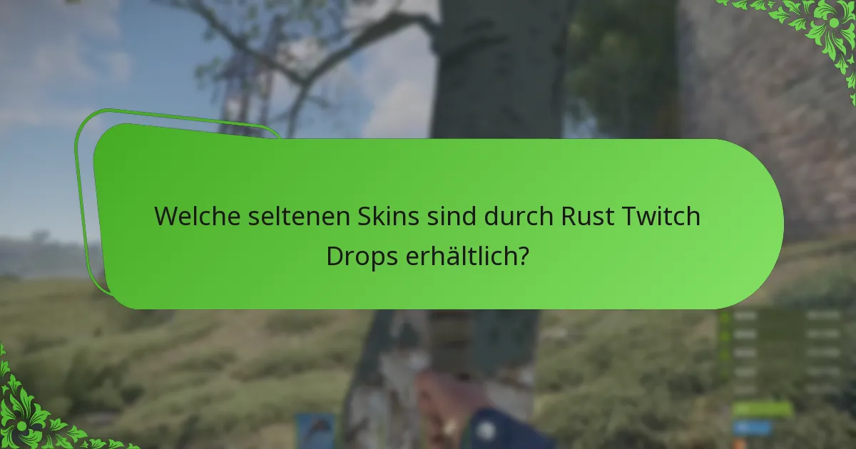Welche Werbeaktionen bieten Rust Twitch Drops an?