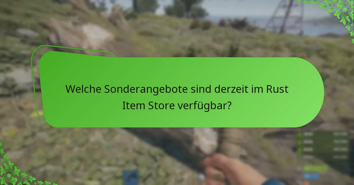 Was sind die besten Strategien für den Kauf von Gegenständen im Rust Item Store?