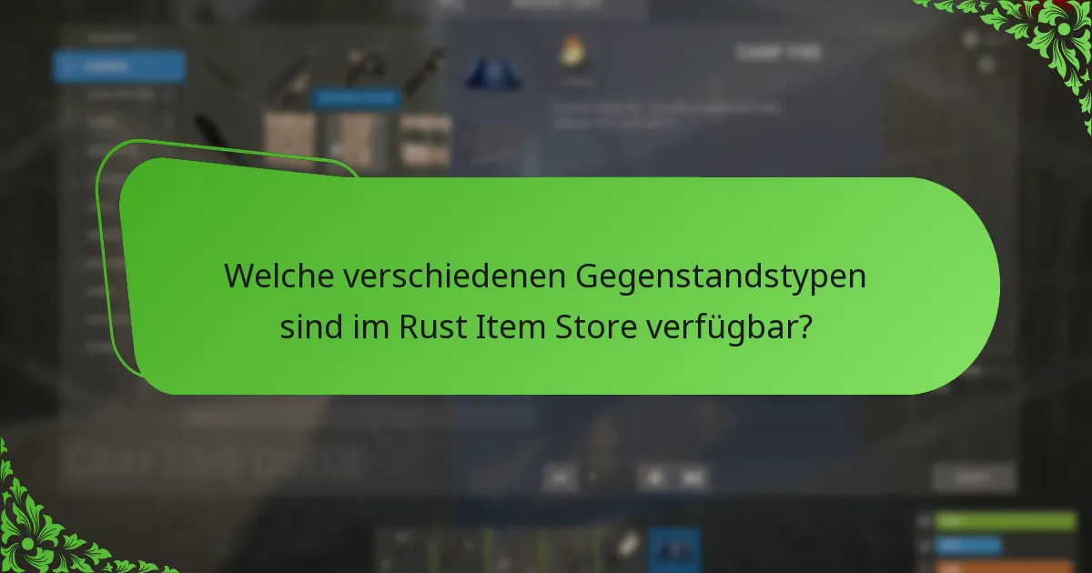 Welche Gegenstände bieten das beste Preis-Leistungs-Verhältnis im Rust Item Store?